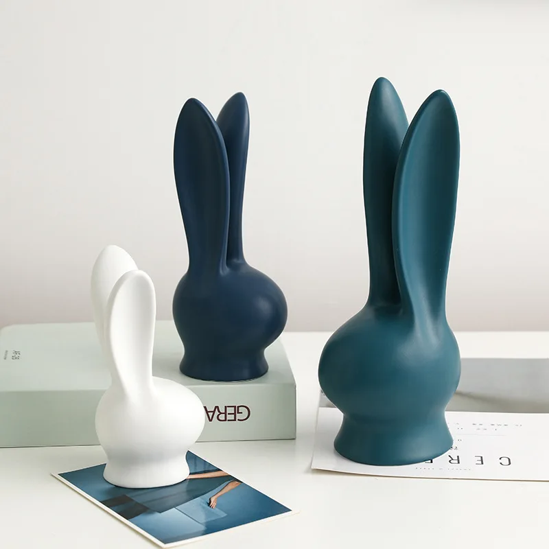 Керамика креативный скандинавский стиль современный простой абстрактный кролик