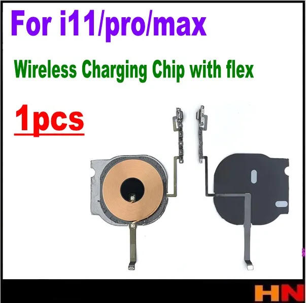 Новая беспроводная зарядка чип катушка для iPhone 11 Pro Макс Кнопка громкости Flex с