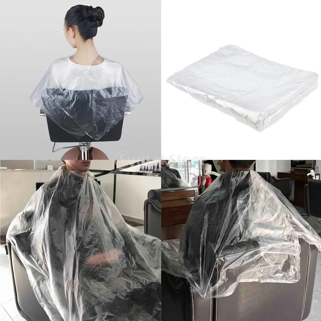 

1200Pcs Hairdressing Capes Barber Salon Hair Styling Dyeing Apron Cloth 64x84cm