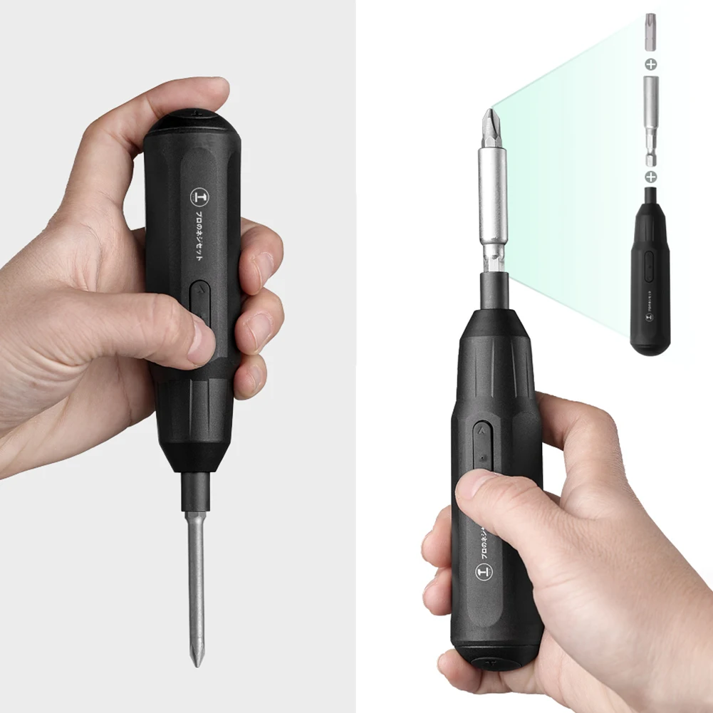 

850mAh Electric Screwdriver Rechargeable Portable Cordless Screwdriver Dual Directions with 2 Hex Screwdriver Bits