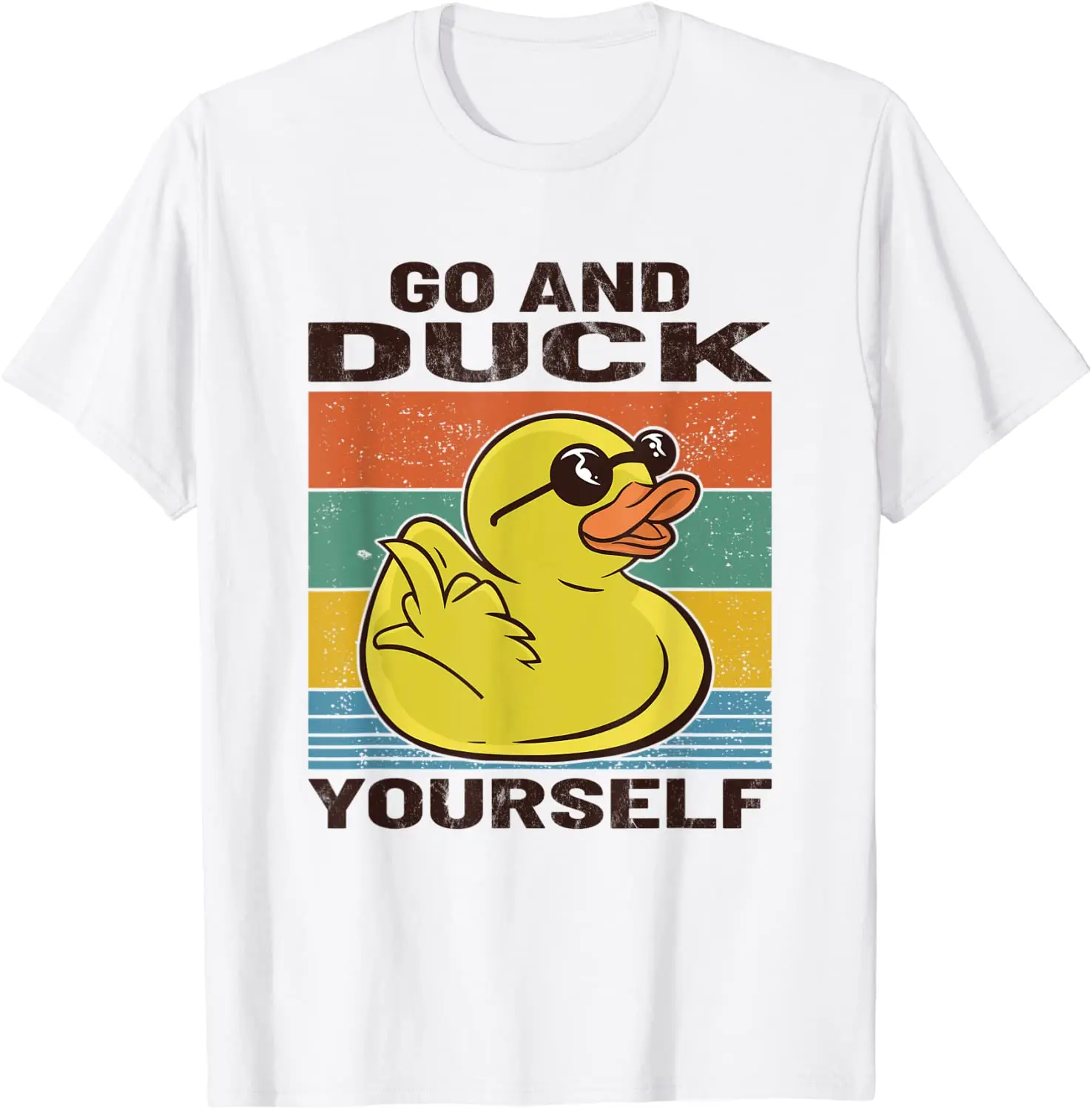 

Go And Duck Yourself - Funny Duck - New Trend T-Shirt Men's T-shirt