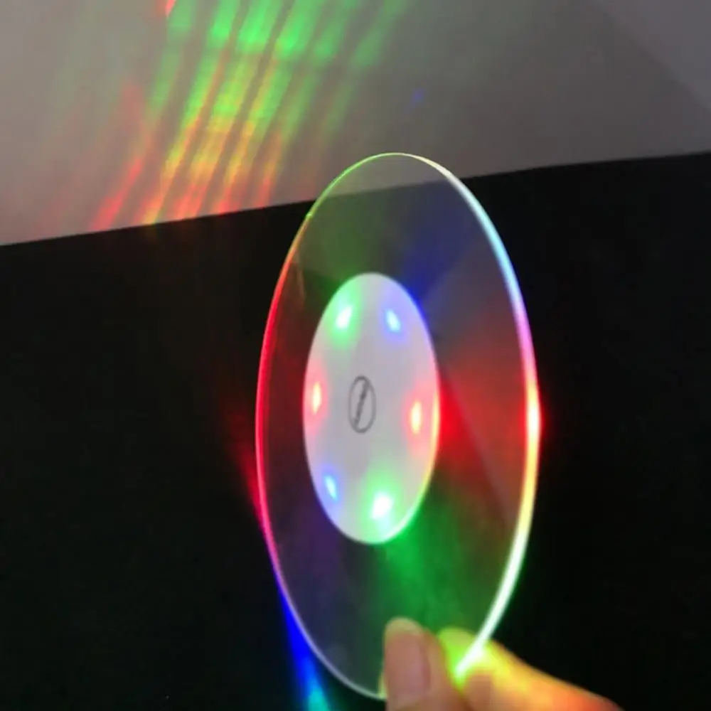 Подставки под чашки подставки со светодиодной вспышкой подставка