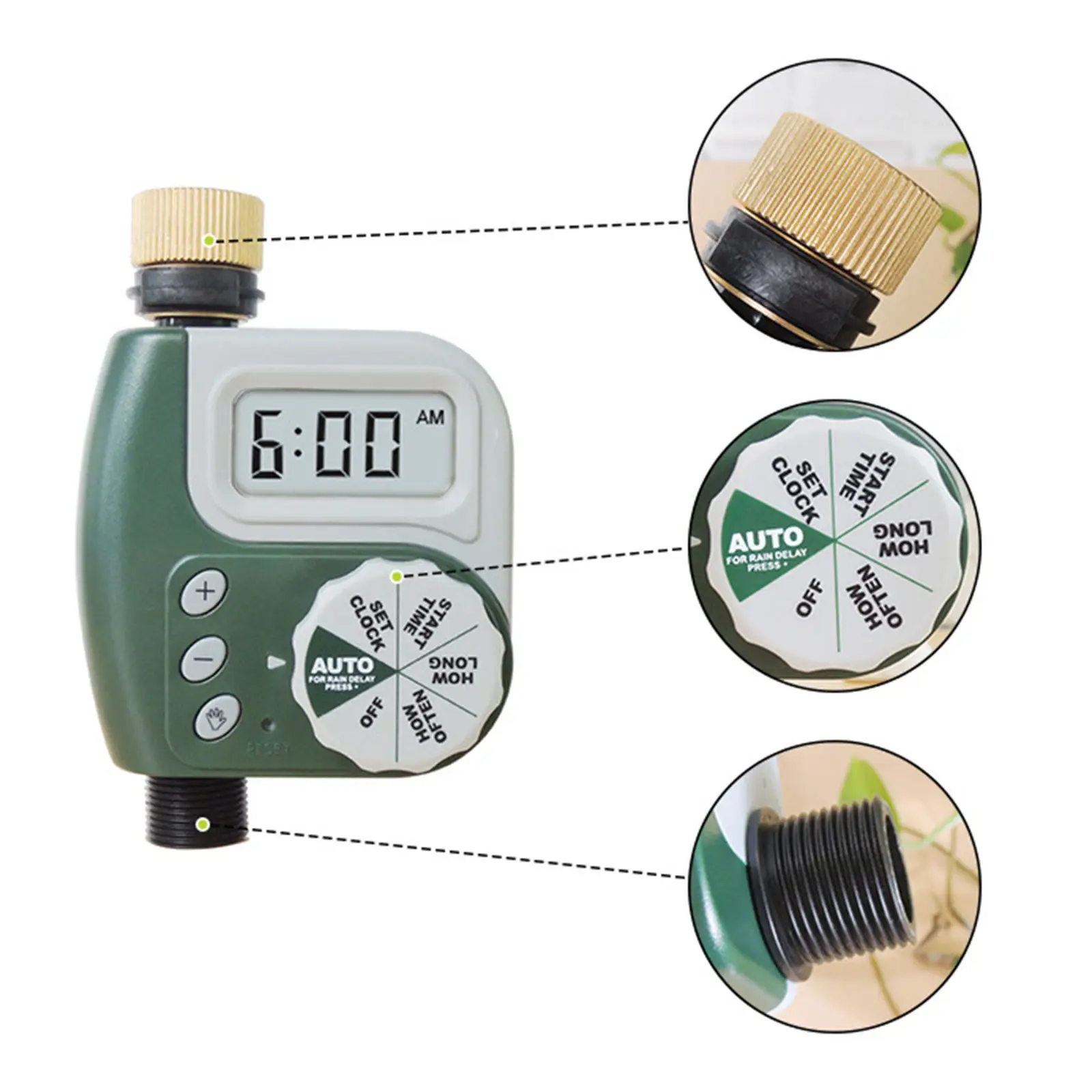 Home Smart Automatic Water Tap Timer Electronic Digital Irrigation Controllers Outdoor Garden Sprinkler Watering Tool | Дом и сад