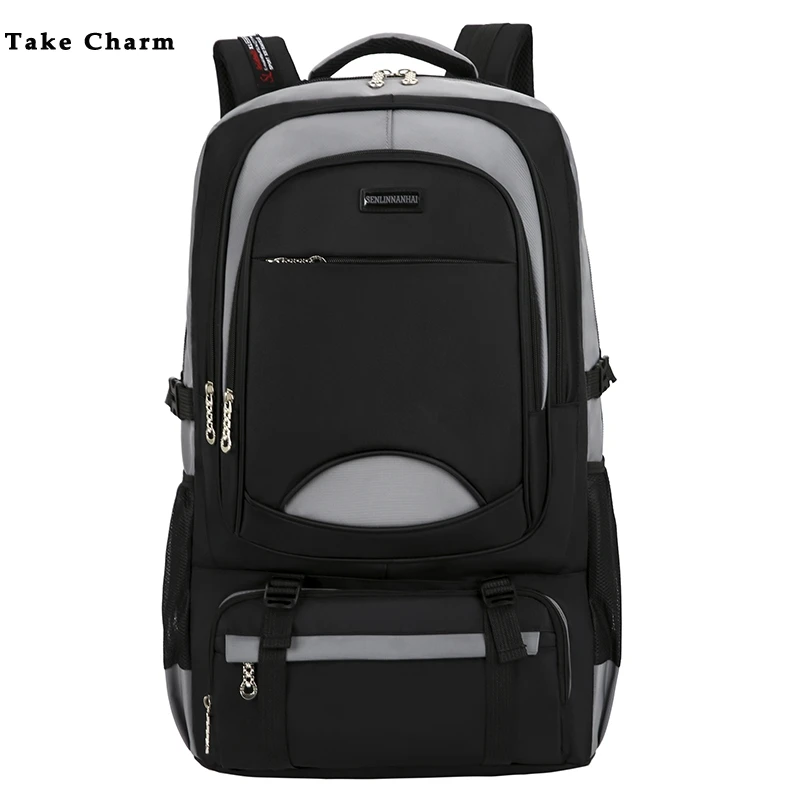 

Молодежная школьная сумка, спортивный рюкзак, новое качество, ткань Оксфорд, водонепроницаемый, большой объем, рюкзак для альпинизма, черны...