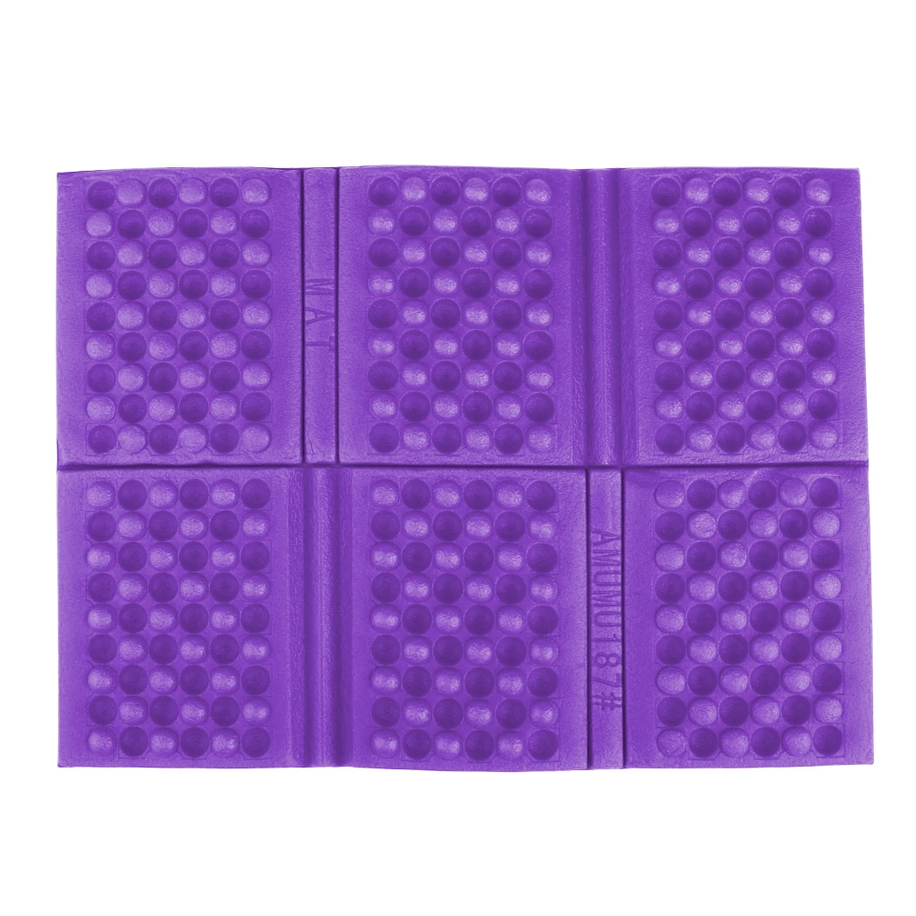Purple Складной коврик Стадион; подушка для сиденья влагу из сшитого полиэтилена кресло для пикника, пляжа коврик для кемпинга праздничные пляжные концертный стул - Цвет: Purple