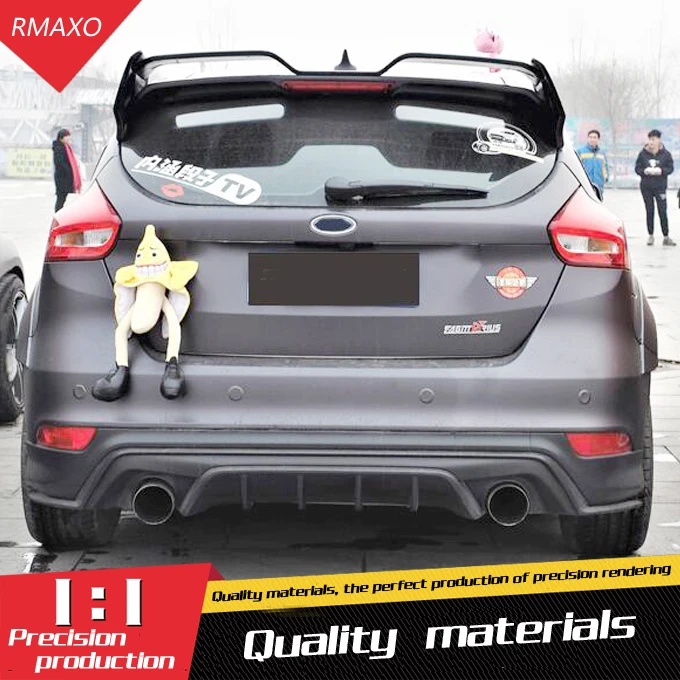 Для F ord Focus FRS4 спойлер Высокое качество ABS Материал заднее крыло автомобиля праймер цвет задний спойлер для F ord фокус спойлер 2012