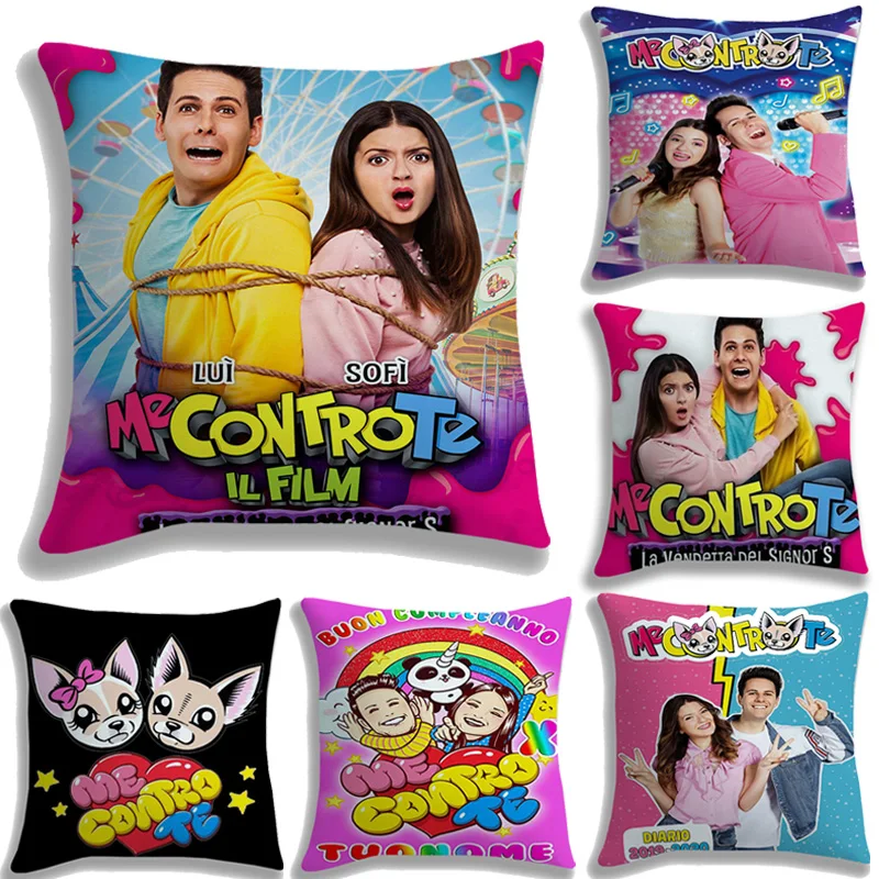 

Comfortable Me Contro Te Pillow Case Pillowcase Kawaii Cushion Cover Decorative Living Room Cushions Funny Single Pillow Covers
