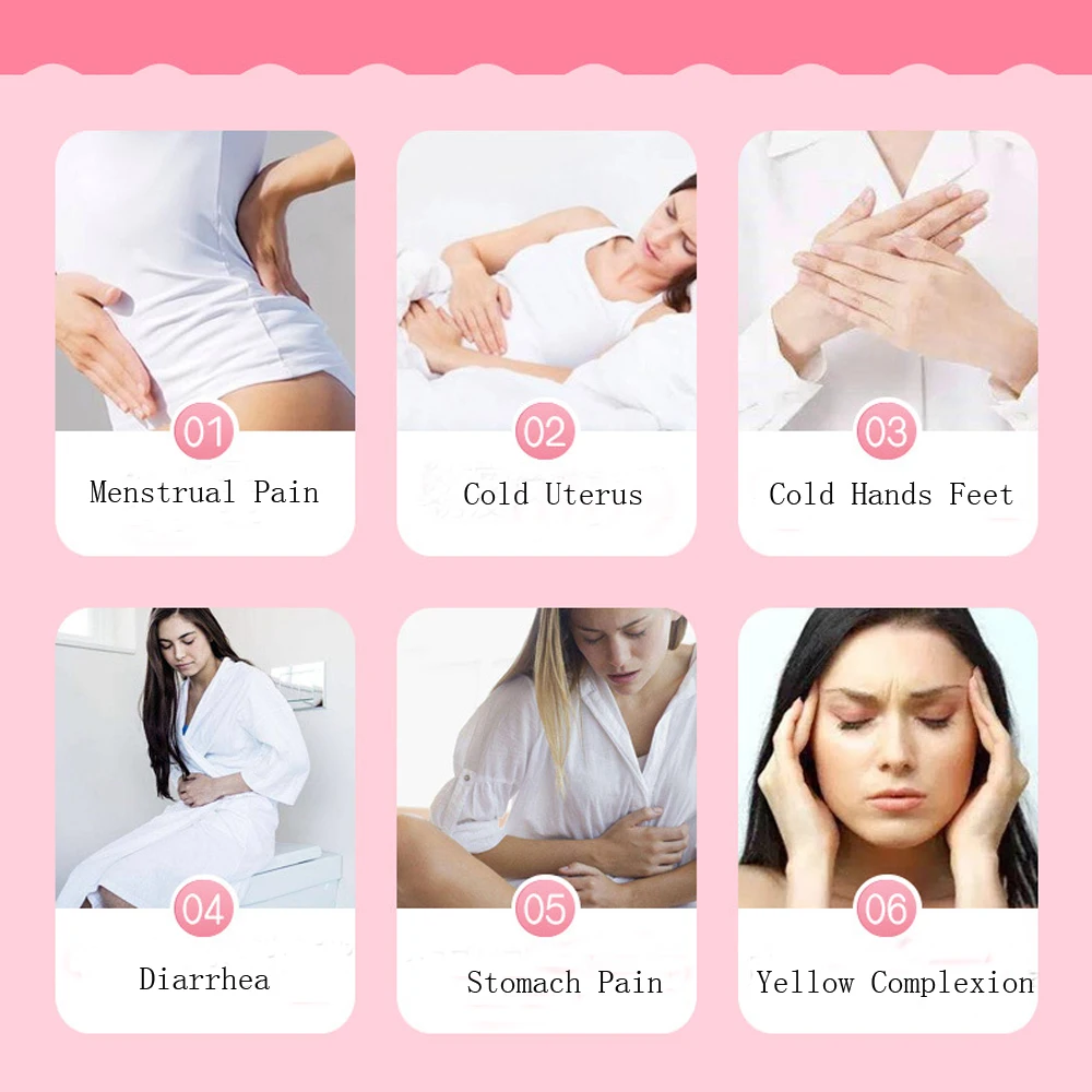 Женский Менструальный массаж боли в животе и талии теплый инфракрасный