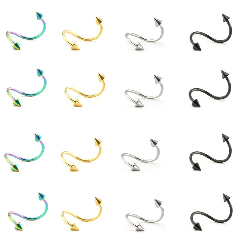 Индустриальный пирсинг для ушей из нержавеющей стали ювелирные изделия прокола