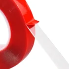 Прозрачная силиконовая Двухсторонняя клейкая лента 3 метра, наклейка для автомобиля, высокая прочность, не оставляет следов клея, живые товары