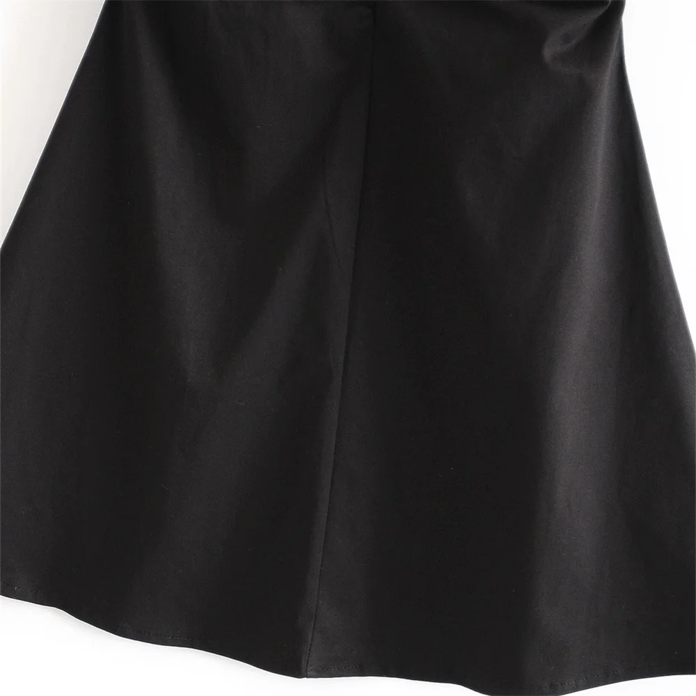 

2020 summer women's new trendy elegant lapel short-sleeved pleated design sense thin and versatile mini dress