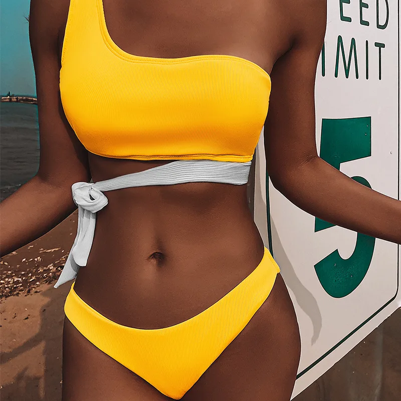 

Женский слитный купальник с коровьим принтом, пляжная одежда с высокой талией, Бразильский купальный костюм с вырезами, комплект бикини, ле...