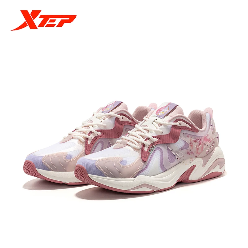 

Xtep Sports [SUKURA] Women's Shoes 2021 Spring New Lightweight Soft Comfortable Breathable Casual Sports Shoes 879218320707