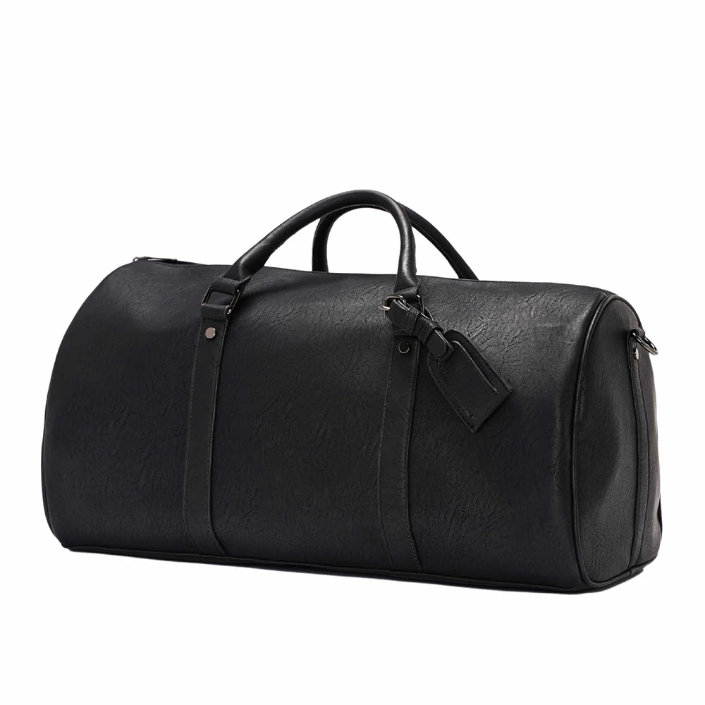 

Men Large Capacity Travel Bags Male Business Leather Handbag Vintage Duffel Bags For Men Casual Fitness Shoulder Bag XA656ZC