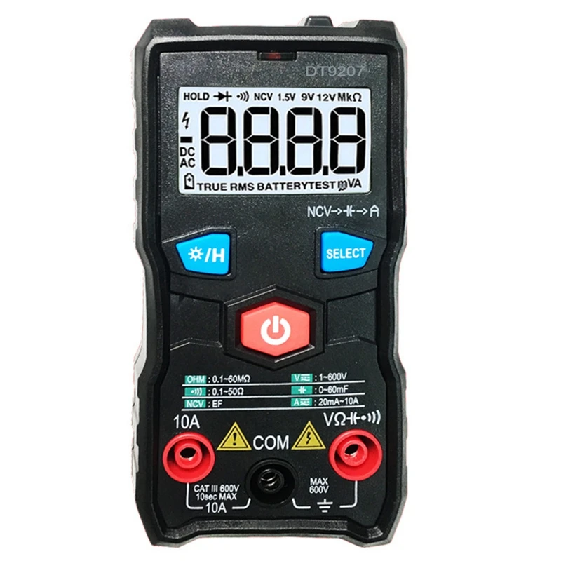 

Digital Multimeter Tester Autoranging True Rms Automotriz Multimeter With NCV LCD Backlight