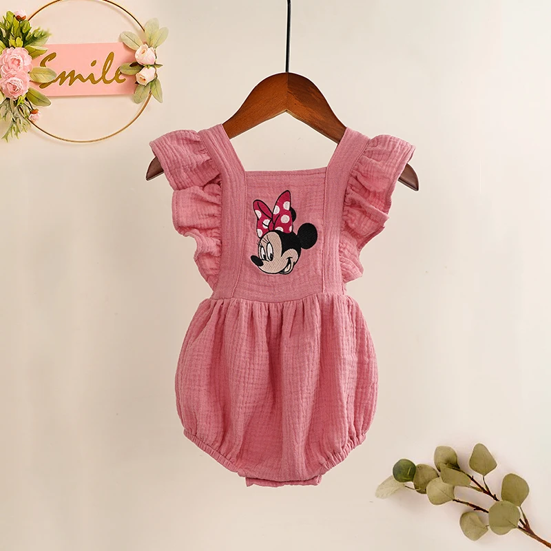 Детский комбинезон Минни Маус с оборками | Детская одежда и обувь