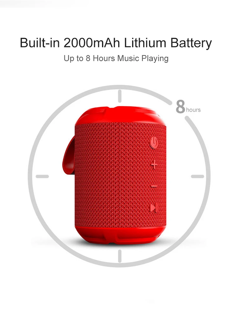 3D стерео водонепроницаемый портативный наружный перезаряжаемый Bluetooth динамик