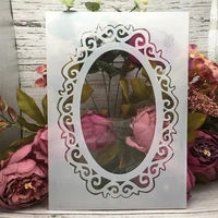 2921cm a4 mirror oval diy layering stencils wall painting scrapbook coloring embossing album decorative template