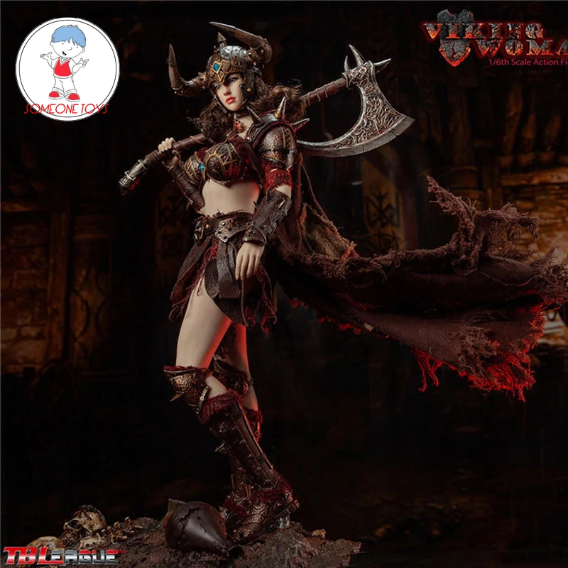 

TBLeague PL2020-162 1/6 Viking Woman warrior armor shield accessories full set for 12" collectable Female soldier Action Figure