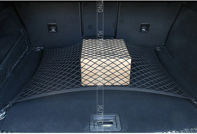 Vtear для VW Tiguan, аксессуары для багажника автомобиля, Сетчатая Сумка для хранения багажа, коробка для груза, эластичная сетка для салона автомобиля