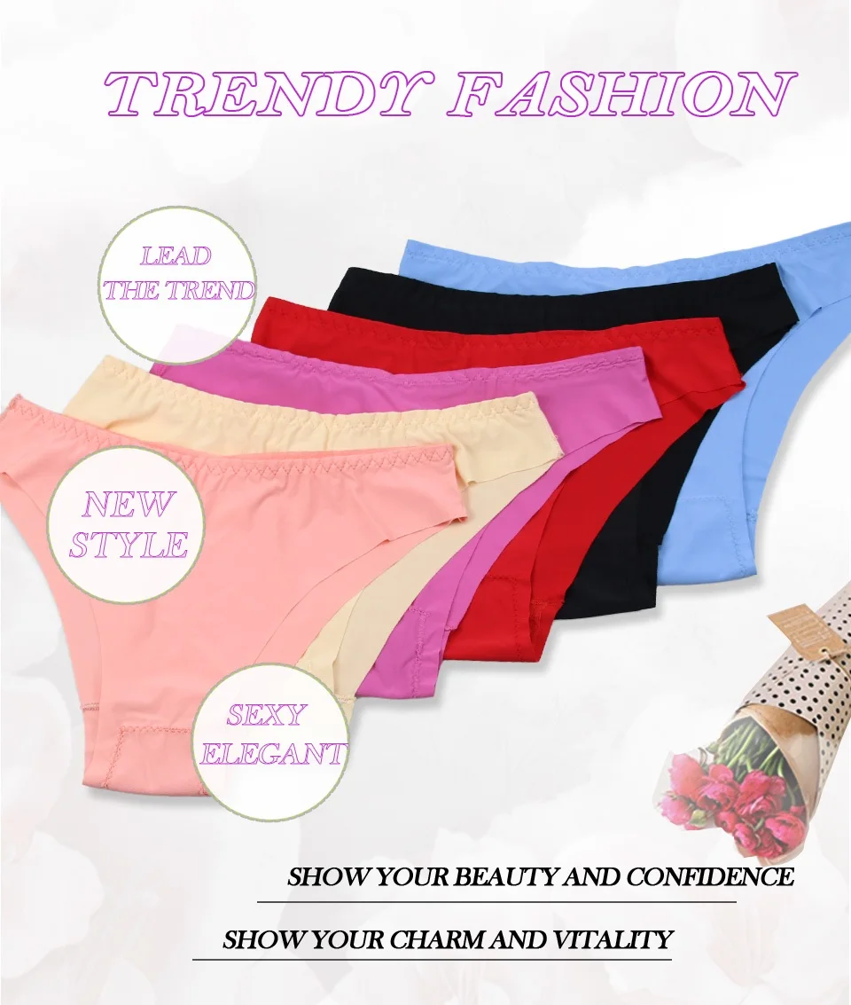 3 шт./упак. трусики женские бесшовные трусы из вискозы с Т образной спинкой нижнее