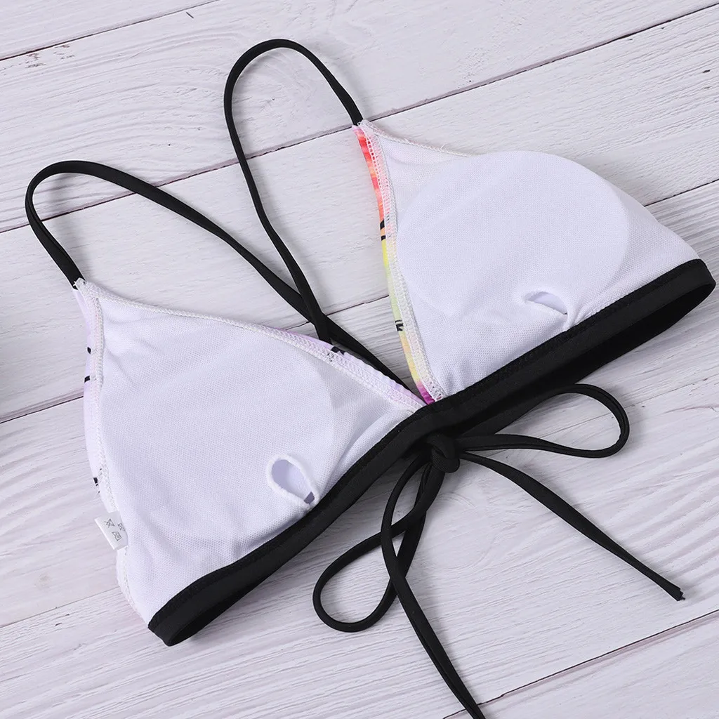 Сексуальный комплект бикини гавайский раздельный купальник в стиле бохо танкини