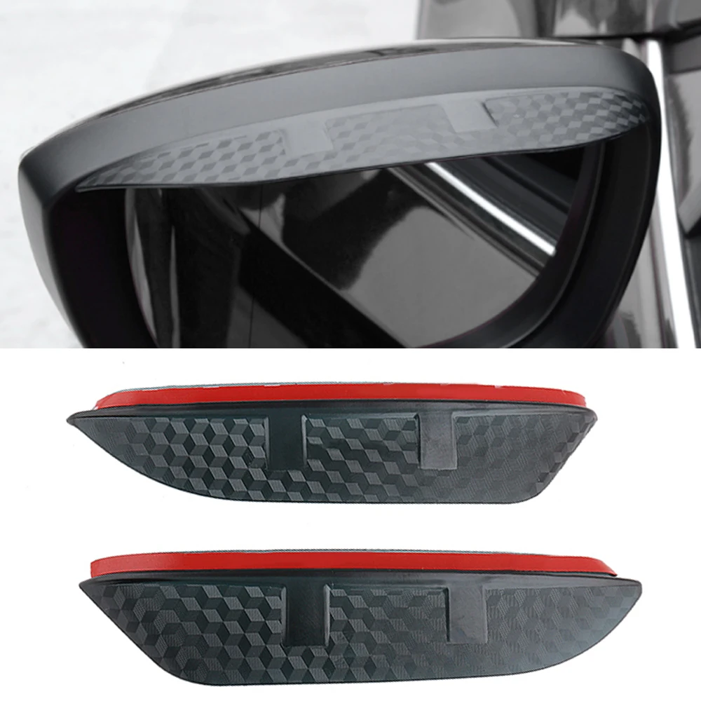 

Боковое зеркало заднего вида для Hyundai G80 Mistra 2014-2019, козырек от дождя, текстура из углеродного волокна, солнцезащитный козырек для защиты от сн...