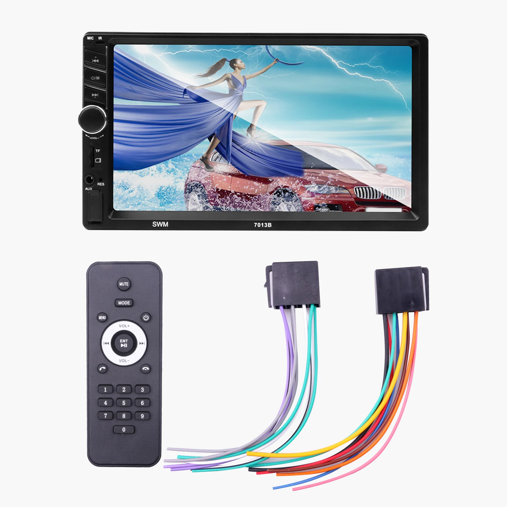 Автомагнитола Carplay на Android с 7 дюймовым сенсорным экраном Bluetooth MP5