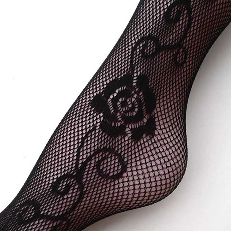 Женское сексуальное нижнее белье эластичные чулки в полоску прозрачные черные