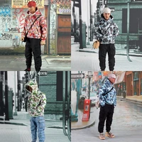 16 scale male figure accessory sweatshirt sportswear camouflage print top trendy plush jacket hip hop pant jeans for 12 body