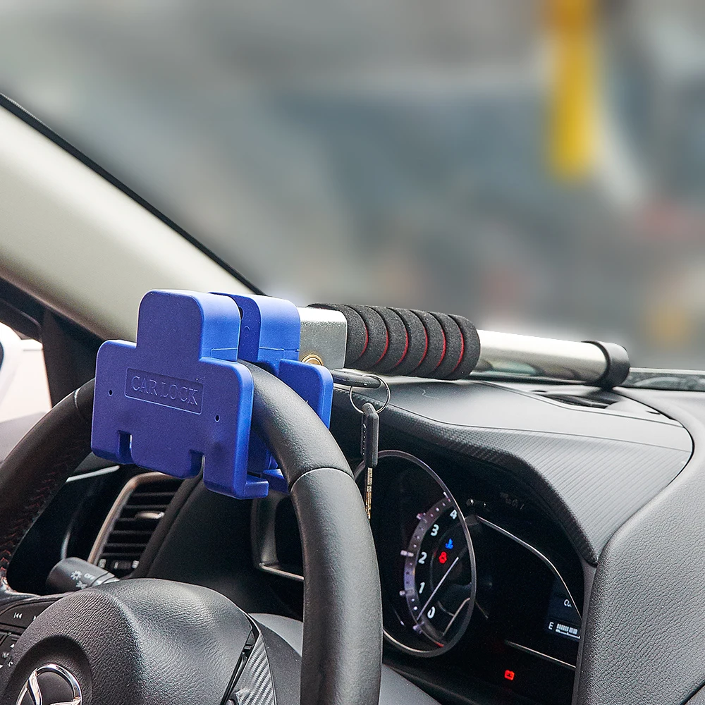 Автомобильный Замок на руль из нержавеющей стали автомобильный Противоугонный