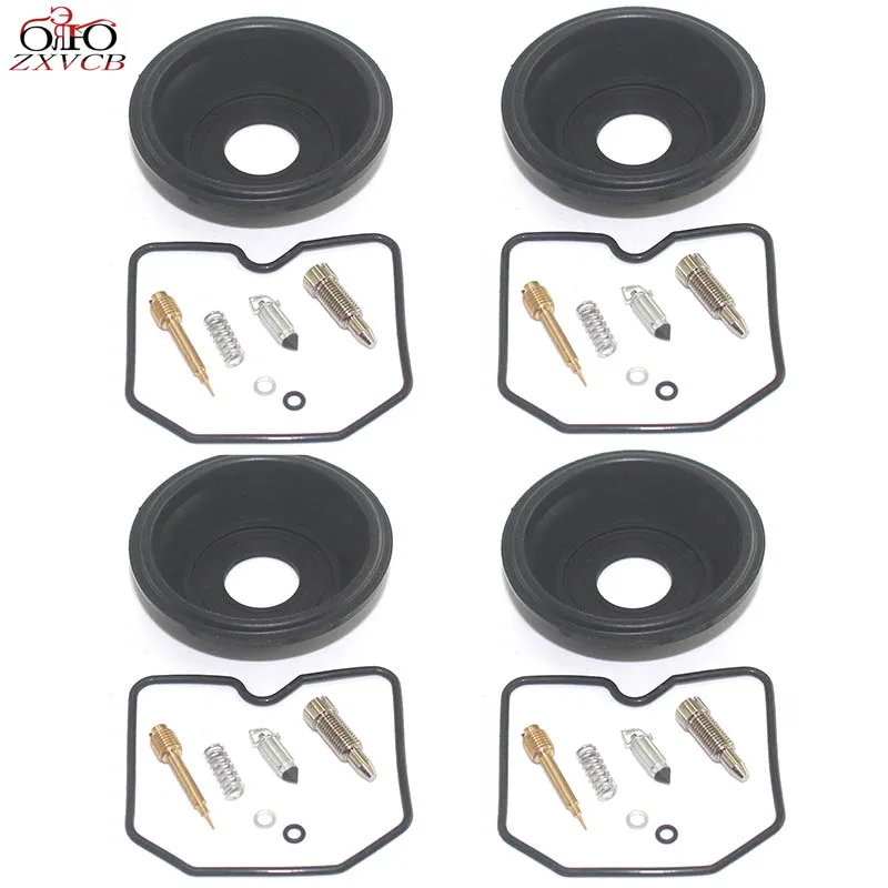 4 комплекта для ZR1100 ZRX1100 ZR1200 ZRX1200 GPZ1100 ZRX GPZ ZR 1100 1200 мотоциклетный Набор для ремонта карбюратора воздушный винт
