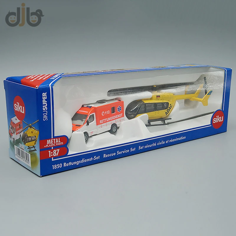 

1:87 Siku 1850 Diecast Helicopter And Ambulance