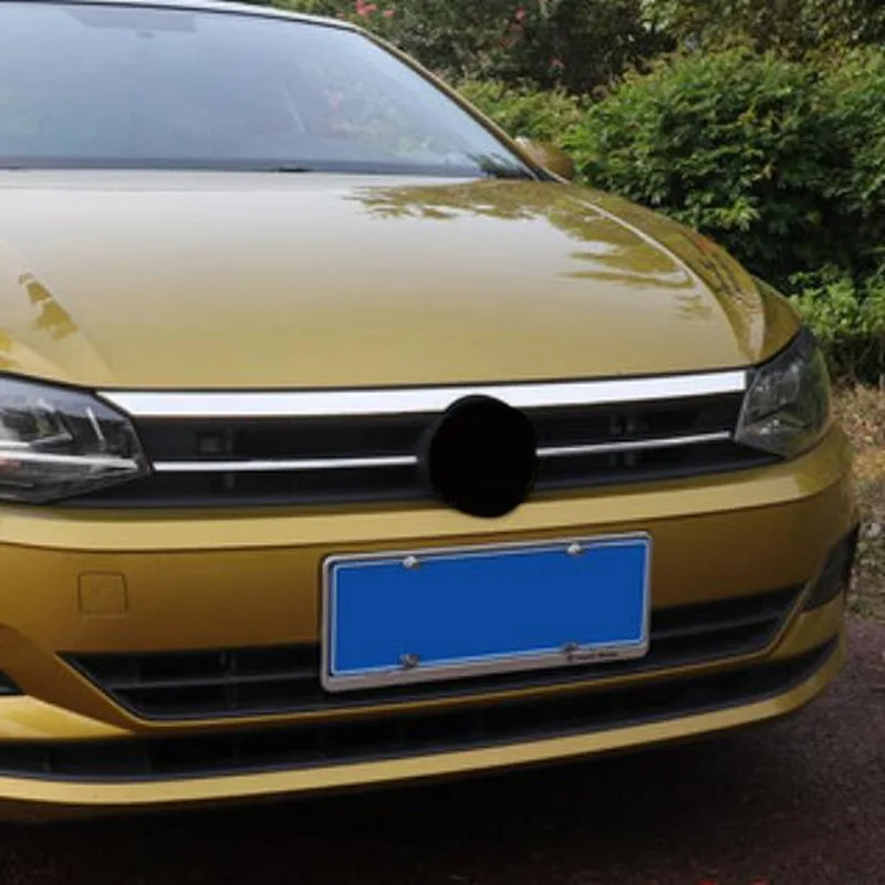 Tonlinker экстерьер вверх гоночный Гриль Чехол Наклейка для Volkswagen POLO 2019 автостайлинг