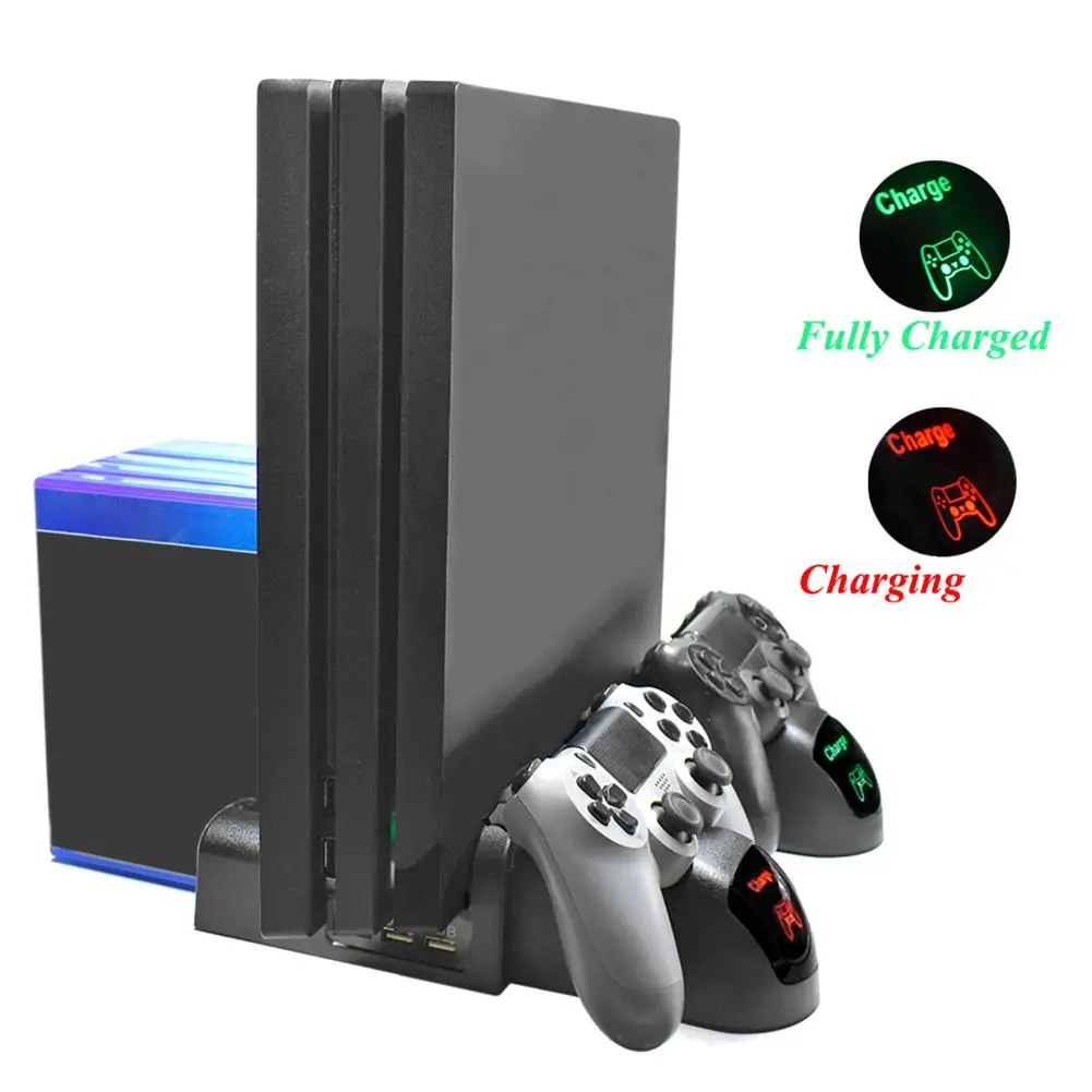 Док станция 3 в 1 для контроллеров PS4/PS4 Slim/PS4 Pro DualShock 4|Подставки и держатели| |