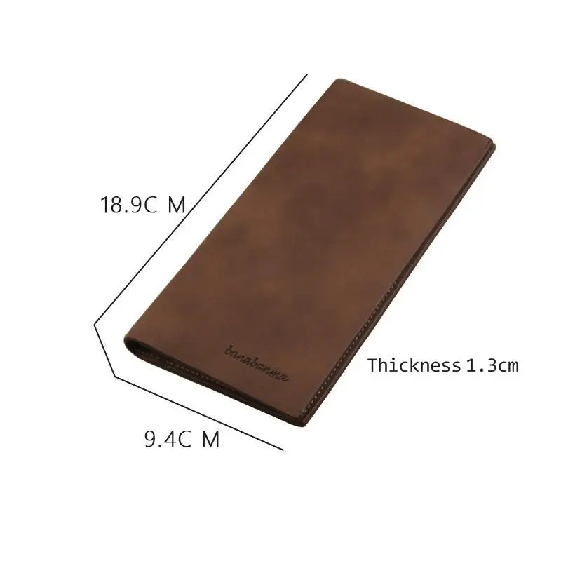 Мужской кошелек новинка Длинные мужские кошельки кожаный в стиле ретро для