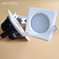 ip65 recessed led ceiling lamp dimmable waterproof spot led 9w 12w indoor bathroom balcony light fixture cob led downlight