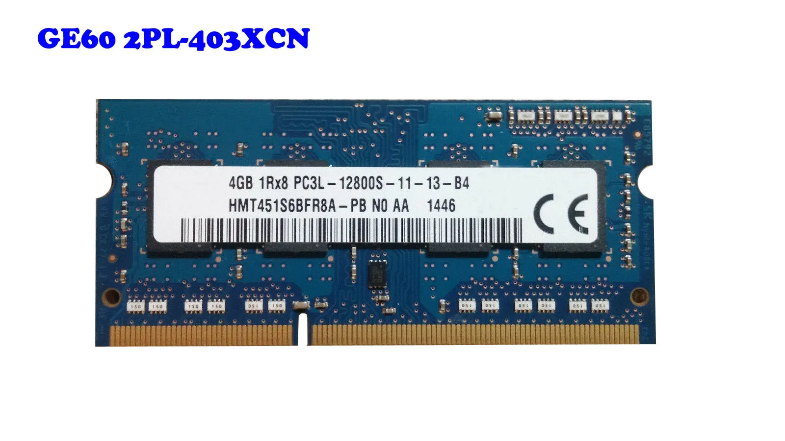 Памяти ноутбука/Оперативная память для MSI GE60 2PL 403XCN HMT451S6BFR8A PB PC3L 12800S 11 13 B4 4G 1600 мГц