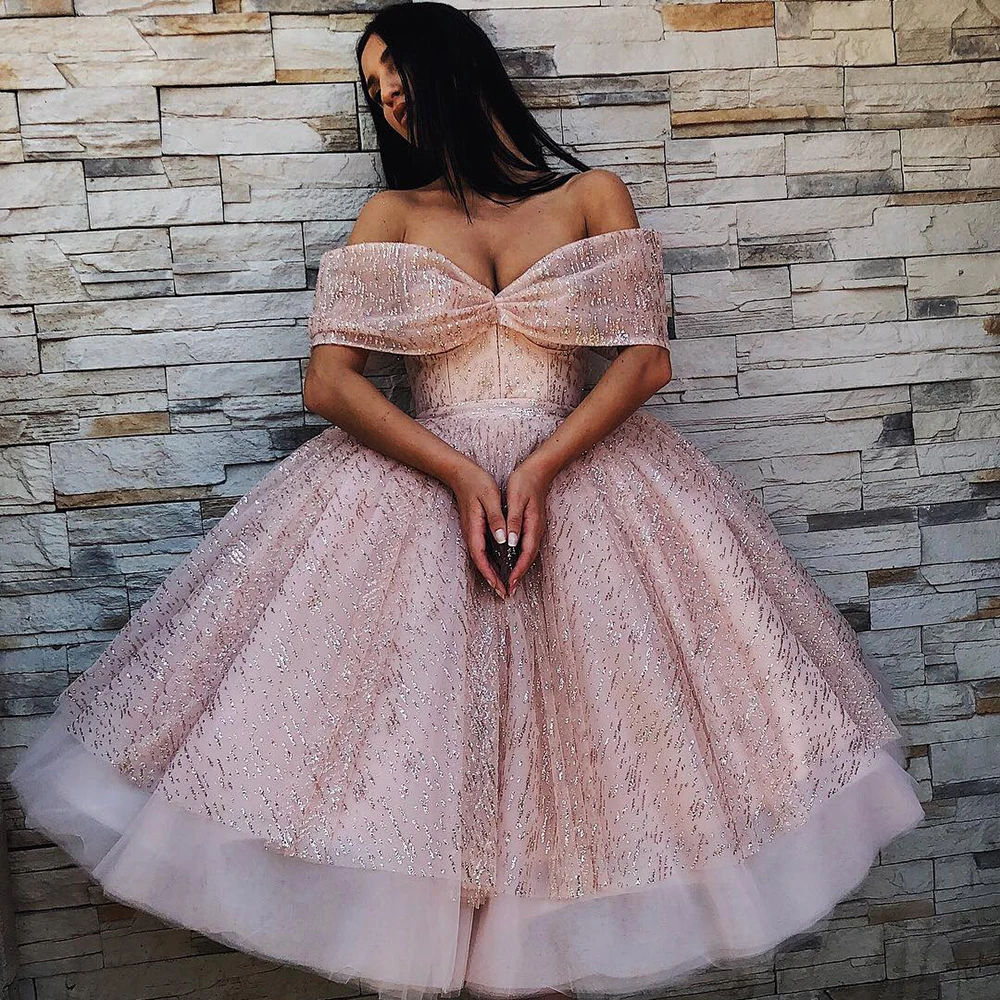 

Laxsesu Prom Dress A Line Tulle Off The Shoulder Short Cocktail Party Dress Plus Size 2022 Formal Party Gowns