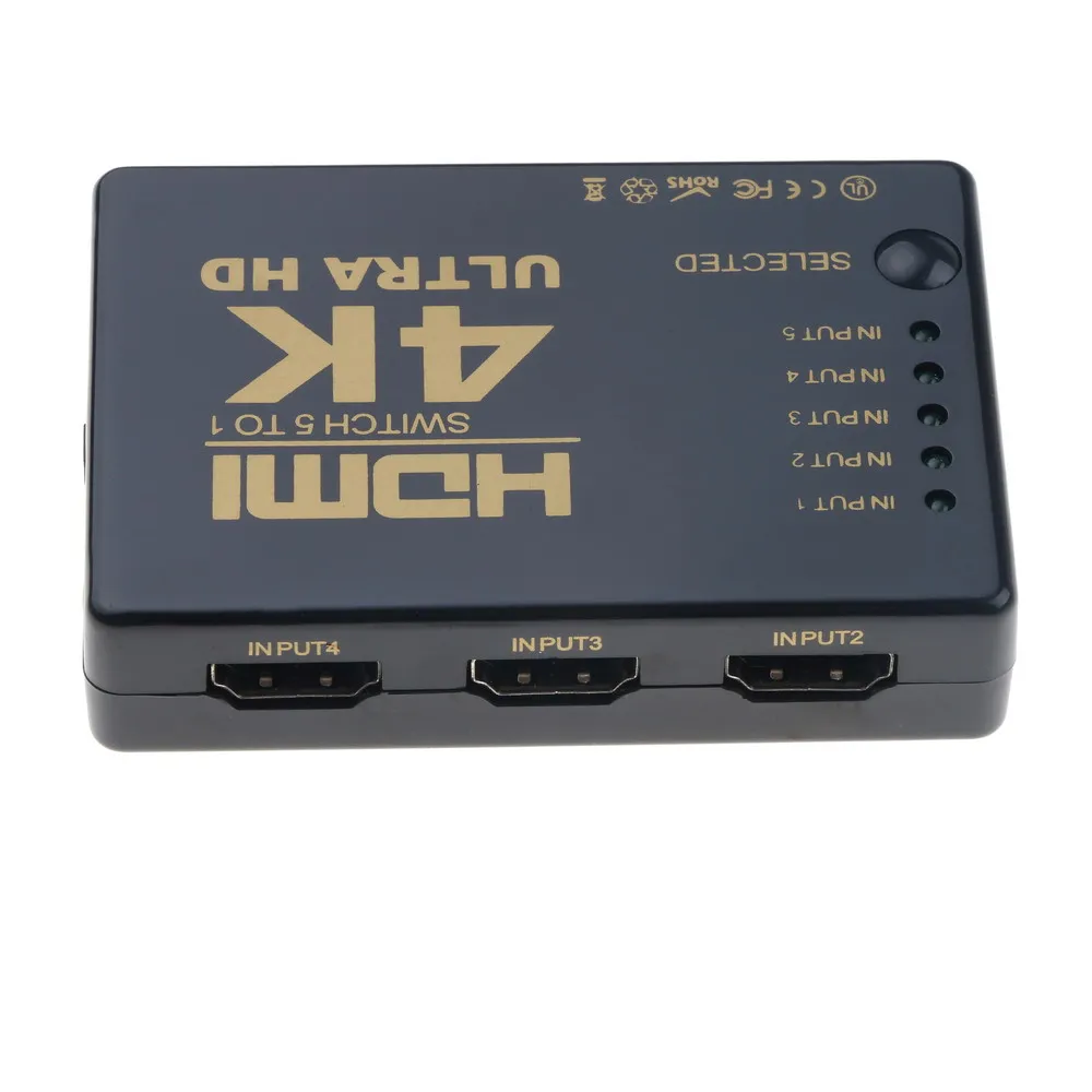 Беспроводной пульт дистанционного управления 2K * 4K Switcher True Matrix Switch Splitter Hub Box для PS3