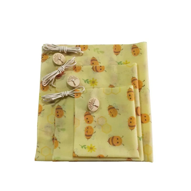 

1Roll Free Cut Food Storage Beeswax Fresh-keeping Cloth Reusable Original Ecological Organic Cotton Seal Food Fresh Keeping Wrap