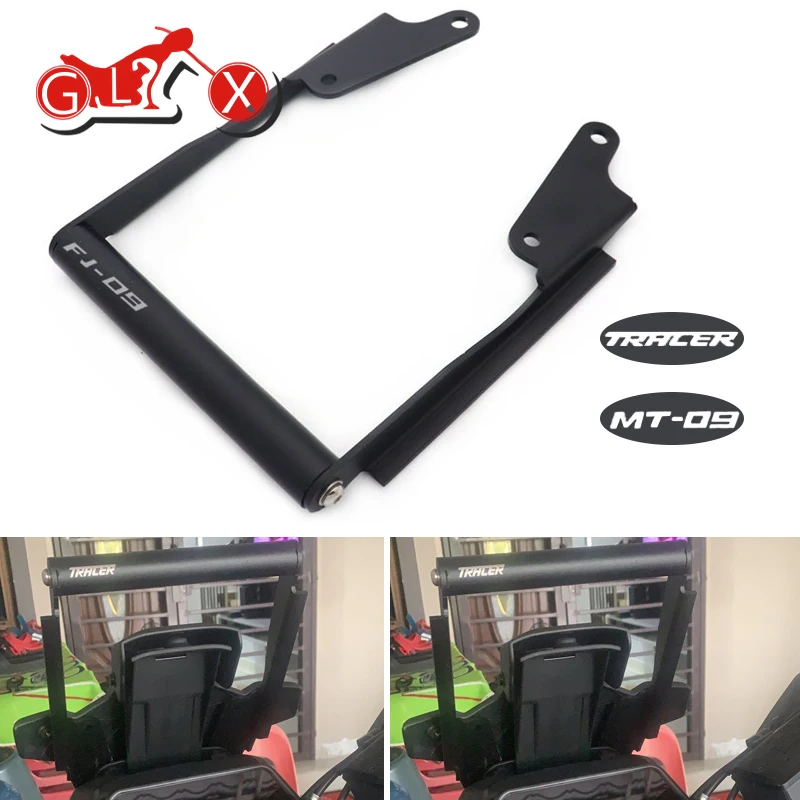 for yamaha mt09 fj09 tracer900 fj mt 09 tracer 900 2015 17 accessories moblie phone gps plate btacket stand holder phone support free global shipping