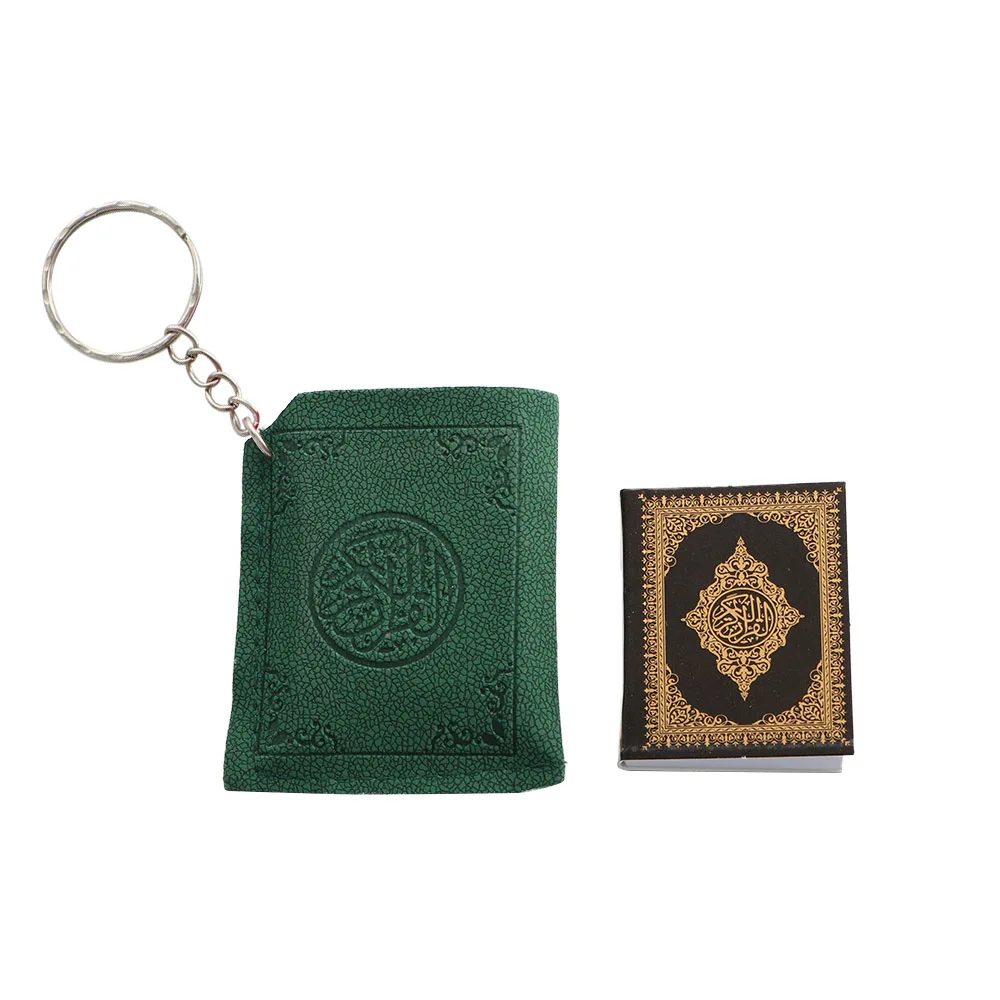 Фото 1 шт. мини-исламский мусульманский Коран книга брелок сумка для автомобиля