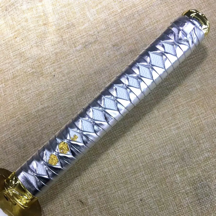 

White Japanese Katana Style Sword kampilan Manganese steel Blade falchion knife-edge