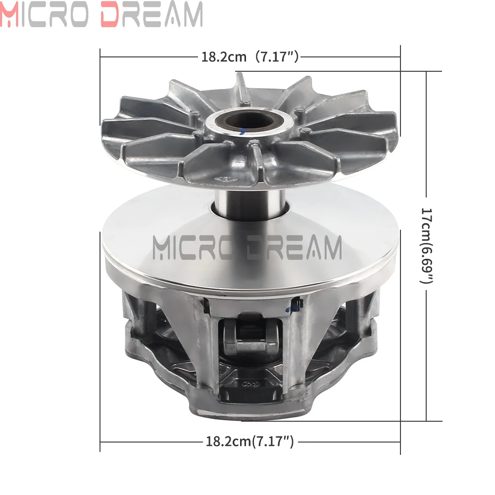 

Primary Drive Clutch Complete with Spring Weights 1322996 ATV UTV Replace Clutch Drive Kit for Polaris RZR800 Rranger Crew XP800