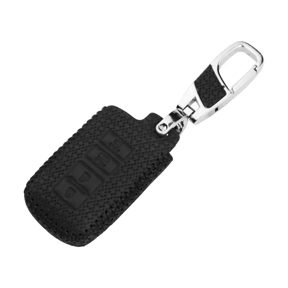 Чехол для ключей из натуральной кожи TOYOTA RAV4 Corolla (B) M36 Camry Prado Crown 2 4 кнопки
