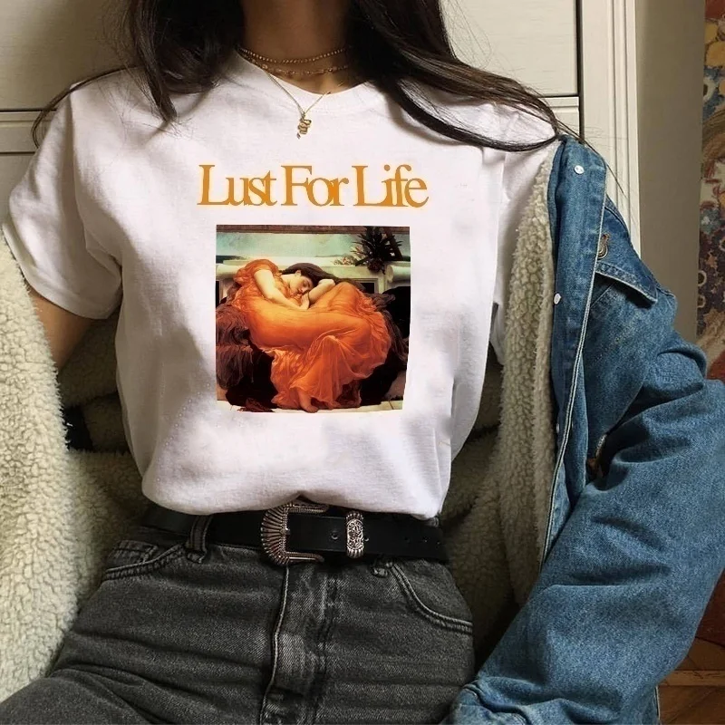 HAHAYULE-JBH, 1 шт., футболка Lust for Life Musicl, футболки для идола, унисекс, Лана Дель Рей, Норман Роквелл, Обложка альбома, футболка, летняя мода