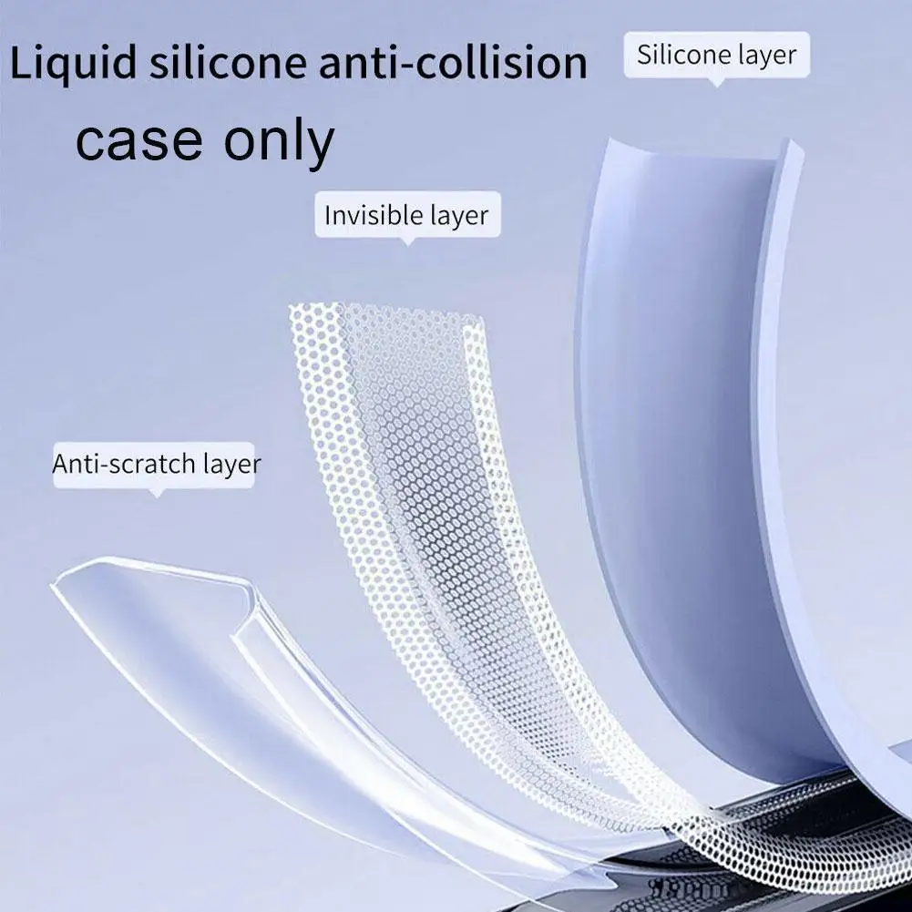 

Genuine Liquid Soft Silicone Phone For Z Fold 3 Folding Screen Protective J4f6