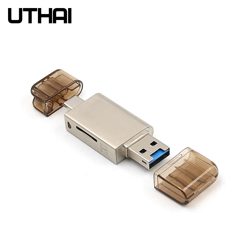 UTHAI D39 для HUAWEI NM кардридер Type-C Micro SD/USB3.0 адаптер Nano карты памяти 128 г 90 МБ/с./с чтение