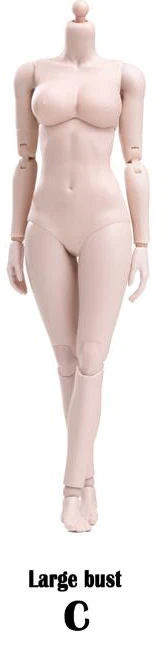 92004 C POPTOYS 92003 92004 1/6 женское тело 12 ''гибкая фигурка кукла игрушка - Цвет: 92004 C